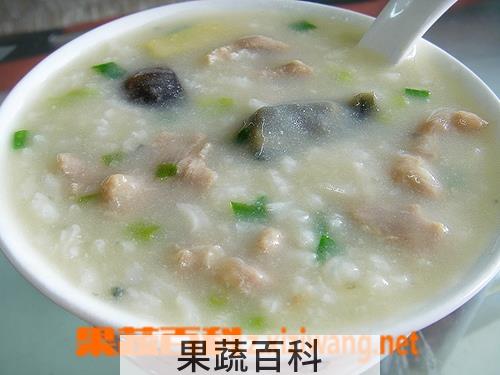 果蔬百科瘦肉粥