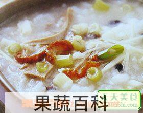 果蔬百科鸭肉粥