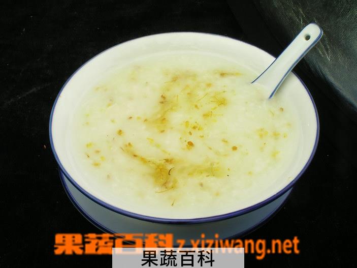 果蔬百科桂花粥