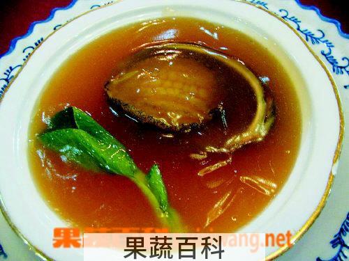 果蔬百科鲍鱼文昌鸡粥