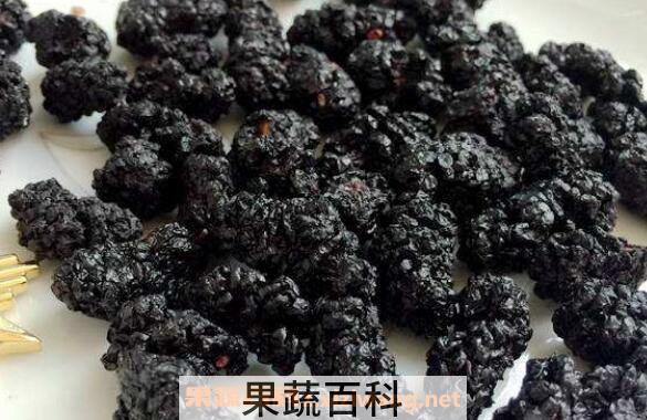 黑桑葚干泡水喝的功效
