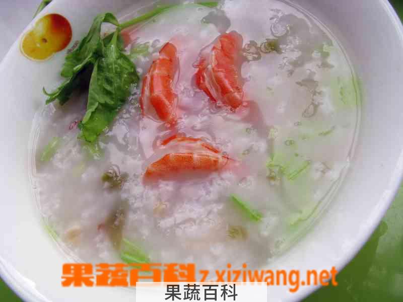 果蔬百科海鲜粥