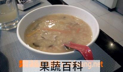 果蔬百科什锦海鲜粥