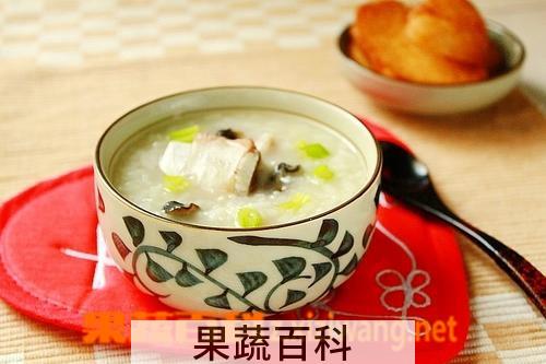 果蔬百科蚝干粥