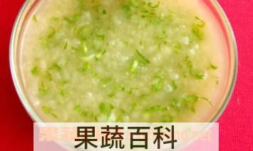 果蔬百科生菜粥