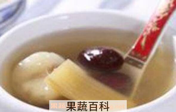 煮甘蔗的功效与作用