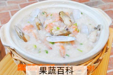 果蔬百科花蛤粥