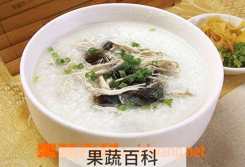 果蔬百科皮蛋瘦肉粥