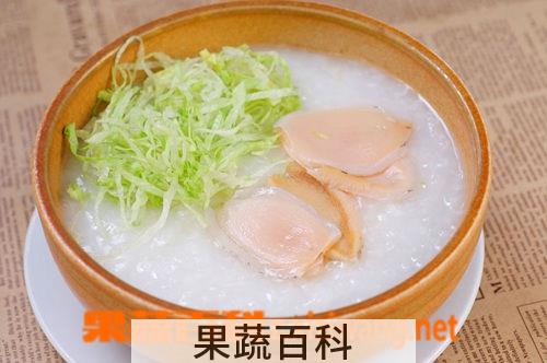 果蔬百科鲍鱼鸡粥