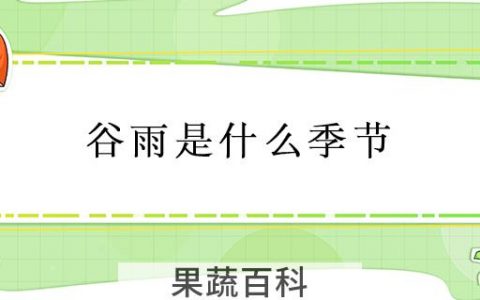 谷雨是什么季节