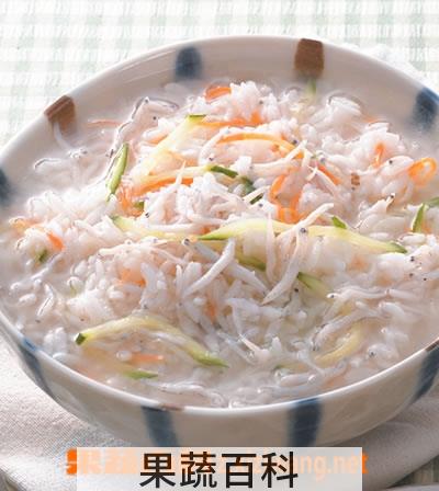 果蔬百科吻仔魚粥