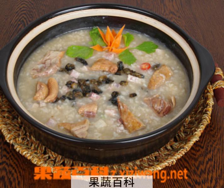 果蔬百科鸭肉粥