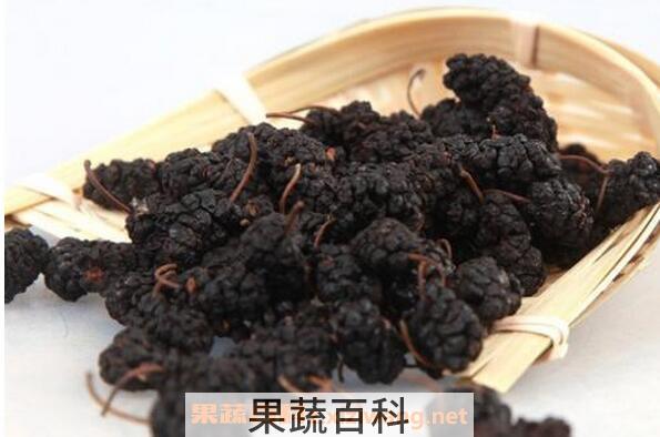 黑桑葚泡水的功效与作用