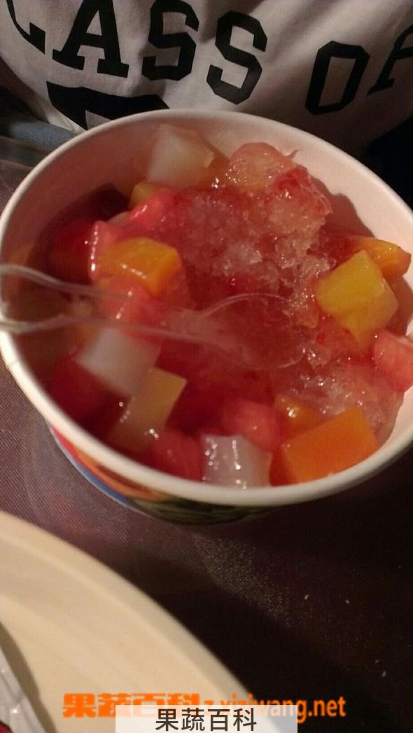果蔬百科杂果冰粥