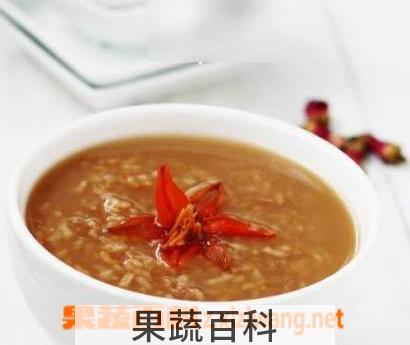 果蔬百科红茶粥