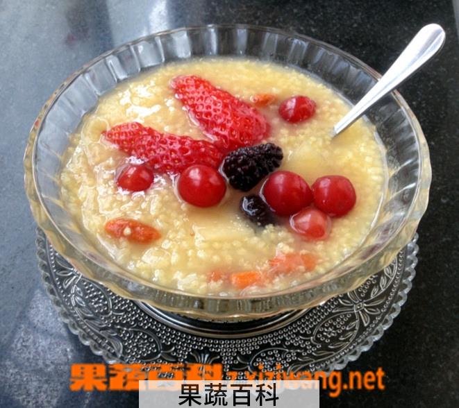 果蔬百科什锦水果冰粥