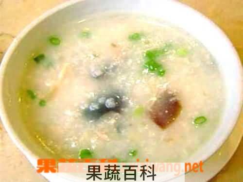 果蔬百科黄花瘦肉粥
