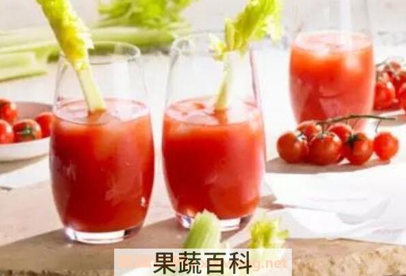  西红柿汁的功效与作用