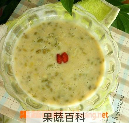 果蔬百科橘香绿豆粥