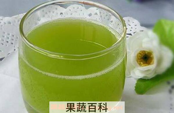 黄瓜汁的功效与作用及常见做法