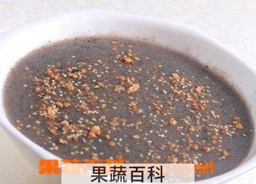 果蔬百科黑芝麻粥