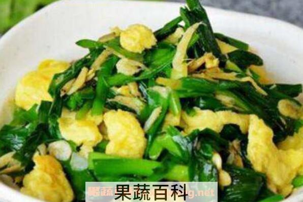 韭菜炒蛋的功效与作用
