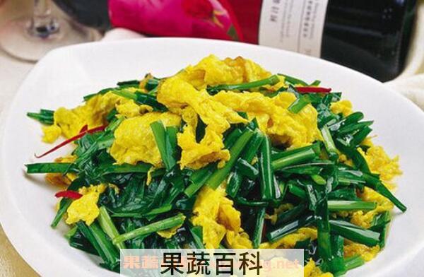 韭菜炒蛋的功效与作用