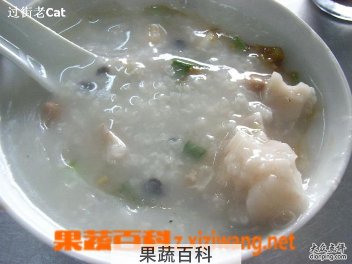 果蔬百科花蛤排骨粥