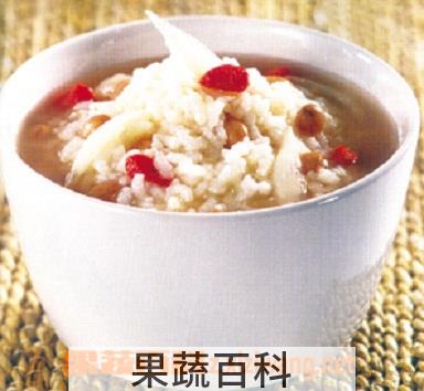 果蔬百科花生百合大米粥