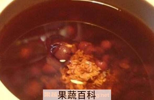 红小豆水的功效与作用