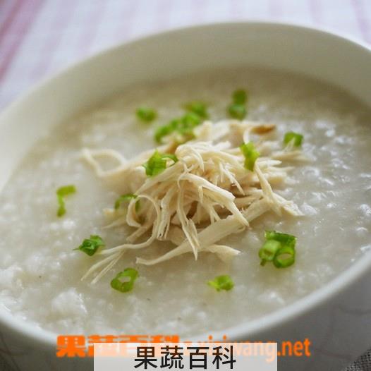 果蔬百科鸡肉粥