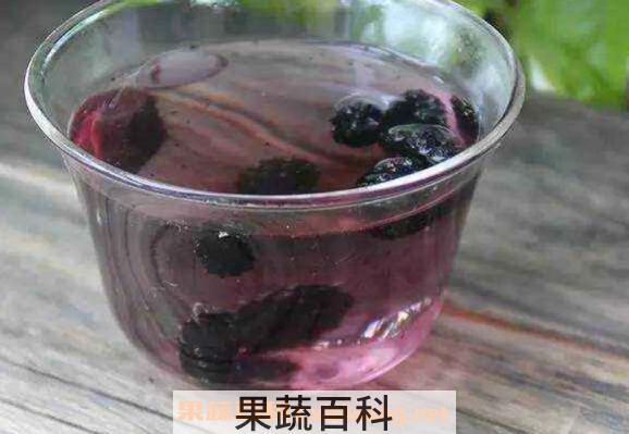 桑葚干泡水喝的功效与作用