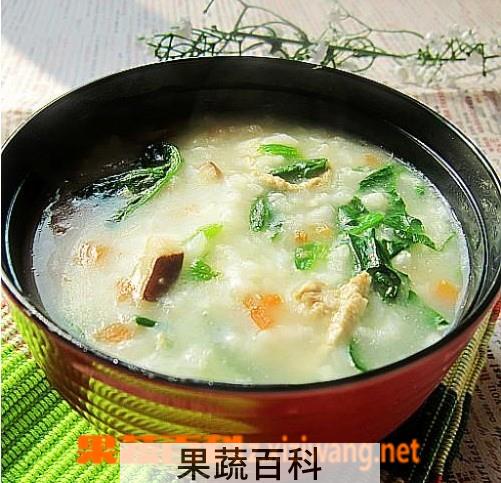 果蔬百科养生菇粥