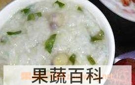 果蔬百科莲子芡实荷叶粥