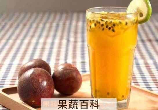 百香果泡水的正确方法