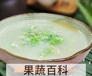 果蔬百科香葱滑鸡粥
