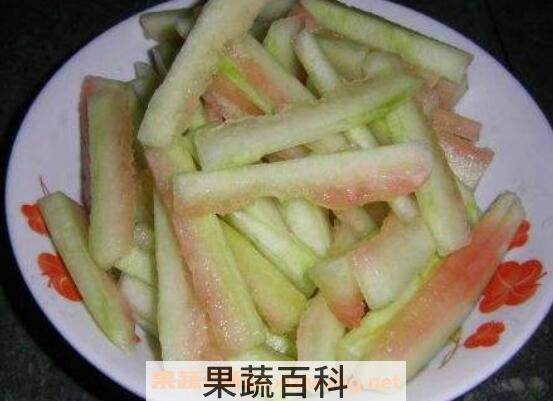 西瓜皮怎么做好吃 西瓜皮的食用方法大全