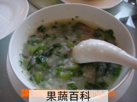果蔬百科香菇蔬菜粥