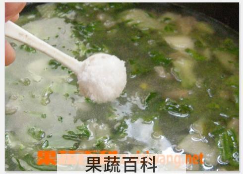 果蔬百科青菜咸肉粥