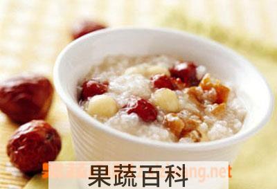 果蔬百科桂圆栗子粥