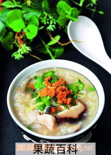 果蔬百科美味香菇粥