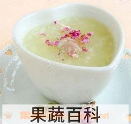 果蔬百科玫瑰花粥