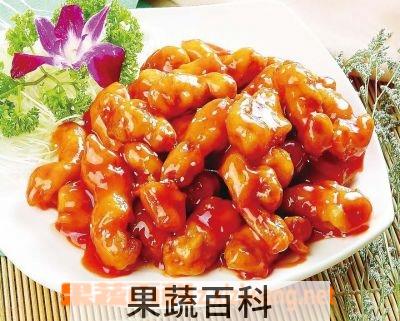 果蔬百科糖醋茄子