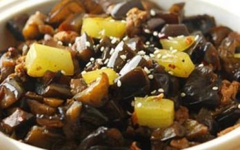 肉末茄丁煲用料和做法图片 肉末茄丁煲用料和做法大全