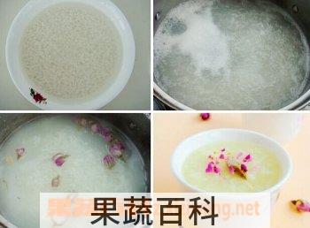 果蔬百科玫瑰粥