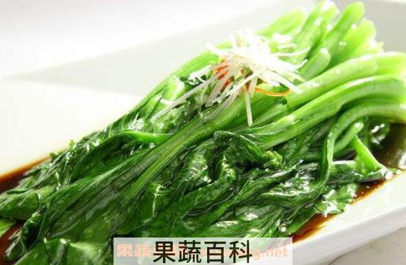 广东菜心的营养价值 广东菜心的做法