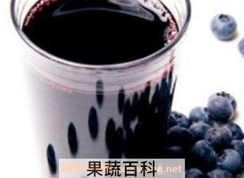 蓝莓汁的功效与作用