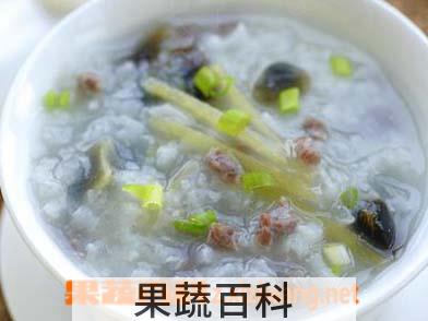 果蔬百科瘦肉粥