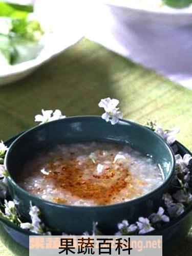 果蔬百科桂花粥