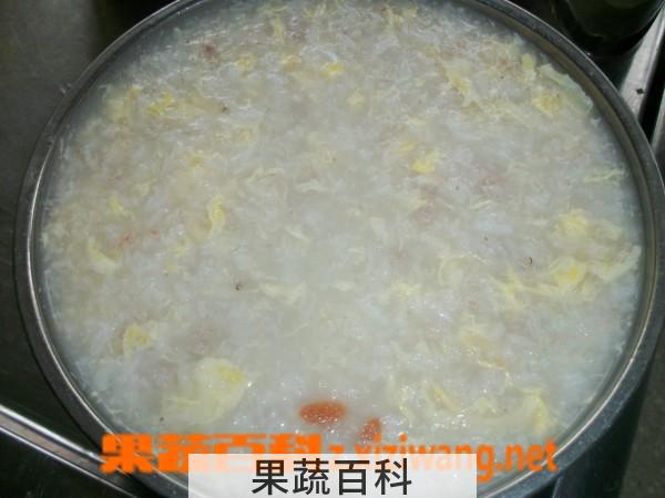 果蔬百科鸡蛋粥